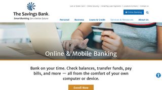 Online & Mobile Banking | The Savings Bank | Circleville, OH ...