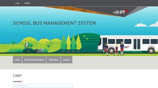 Login | School Bus Management System