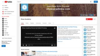 Shaw Academy - YouTube