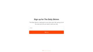 Sign up for The Daily Skimm - Upscribe