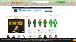 the skindex | Minecraft Skins