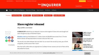 Slave register released | TheINQUIRER