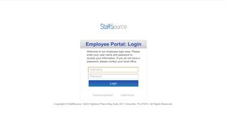 Employee Portal Login - Staff Source