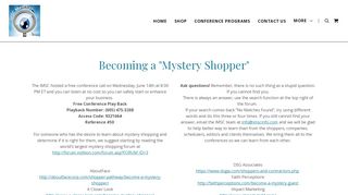 Register for Companies | Independent Mystery Shopper's Coalition