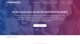 Our Field Agents and Mystery Shoppers| TrendSource