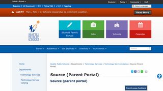 Source (Parent Portal) - Seattle Public Schools