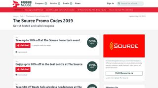 The Source Promo Codes & Coupons - 2019 - Bargainmoose