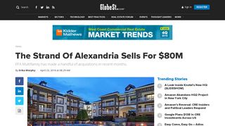 The Strand Of Alexandria Sells For $80M | GlobeSt