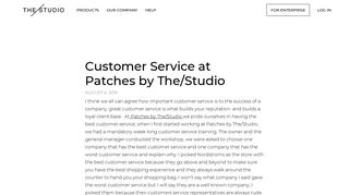 Customer Service at Patches by The/Studio | The/Studio
