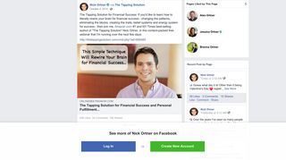 Nick Ortner - The Tapping Solution for Financial Success:... | Facebook