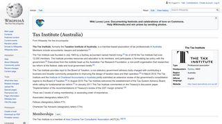 Tax Institute (Australia) - Wikipedia