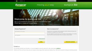 europcar.biz: Login