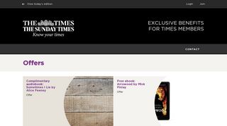 Times Membership – Exclusive Offers from The Times and The ...