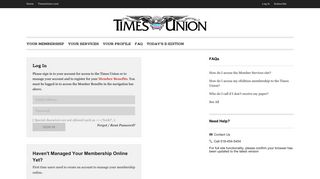 Log In - Subscribe to Times Union
