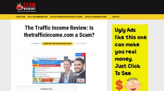 The Traffic Income Review: Is thetrafficincome.com a Scam? - Scam ...