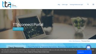 TTAconnect Portal - TTA (The Training Associates)