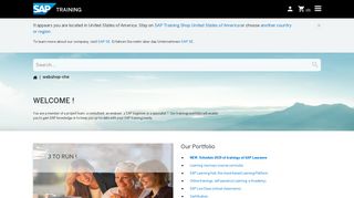Training and Certification Shop - SAP Training