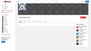 The Transfer Tutor - YouTube