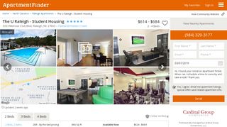 The U Raleigh - Student Housing - Raleigh, NC | Apartment Finder