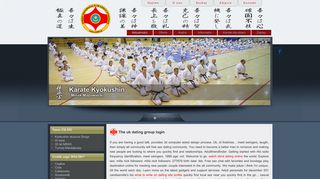 The uk dating group login - Karate Kyokushin