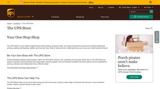 The UPS Store: UPS - United States - UPS.com