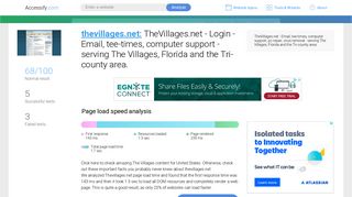 Access thevillages.net. TheVillages.net - Login - Email, tee-times ...