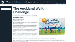 The Auckland Walk Challenge - Auckland Transport