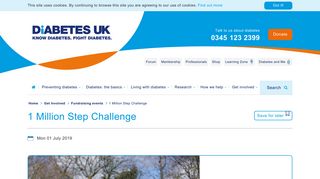 1 Million Step Challenge | Diabetes UK