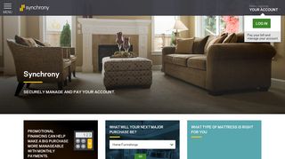 The Furniture Warehouse | Home Furnishings Financing | Synchrony