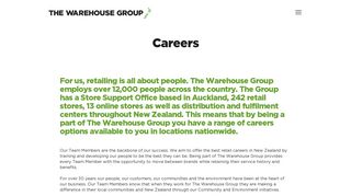 Careers - The Warehouse Group