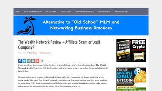 The Wealth Network Review - Affiliate Scam or Legit Company?