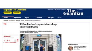 TSB online banking meltdown drags into second week | Business ...