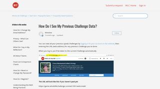 How Do I See My Previous Challenge Data? – Whole Life Challenge