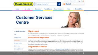 My Account | The Works Customer Services Centre