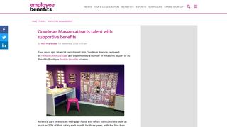 Goodman Masson attracts talent with supportive benefits - Employee ...