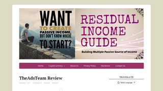TheAdsTeam Review - Residual Income Guide