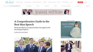 A Comprehensive Guide to the Best Man Speech - The Knot