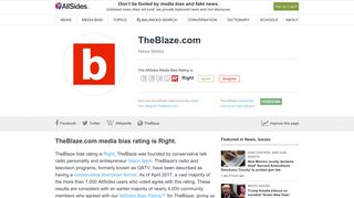 TheBlaze.com Media Bias | AllSides