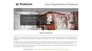 Greentree Systems Candidate Self-Service - ThedaCare
