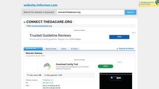 connect.thedacare.org at WI. Netscaler Gateway - Website Informer