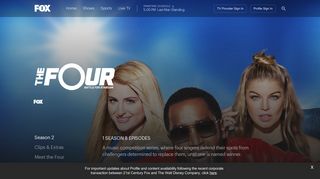 Watch Full Episodes | The Four: Battle For Stardom on FOX