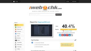thegroup365.com | Website SEO Review and Analysis | iwebchk