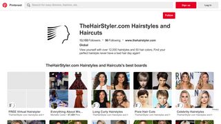 TheHairStyler.com Hairstyles and Haircuts (thehairstyler) on Pinterest