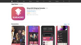 Sing with Stingray Karaoke on the App Store - iTunes - Apple