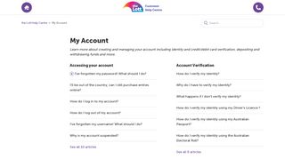My Account – the Lott Help Centre