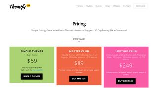 Pricing • Themify