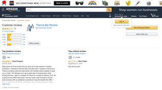 Amazon.com: Customer reviews: Themis Bar Review