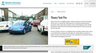 Theory Test Pro - Libraries Wales