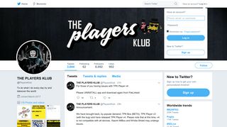 THE PLAYERS KLUB (@PlayersKlub) | Twitter