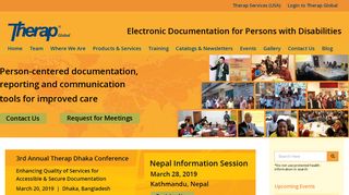 Therap Global - Electronic Documentation for Persons with Disability
